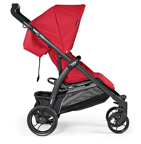 Peg Perego BBLAX1MRED Komfort Buggy Booklet Lite Classico, rot