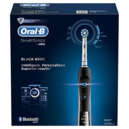 Oral-B Smart Series 6500 Electric Rechargeable Toothbrush Powered by Braun - Black