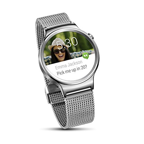 Huawei Watch Stainless Steel with Stainless Steel Mesh Band (U.S. Warranty)