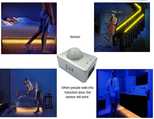 VADOOLL LED Bed Light Sensor Strips