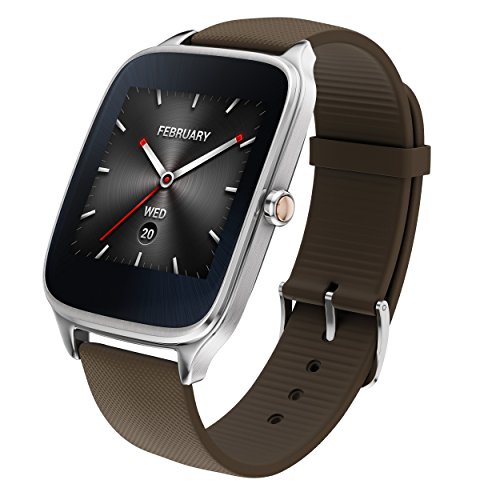 ASUS ZenWatch 2 WI501Q-SR-BW-Q 1.63-inch AMOLED Smart Watch with  Quick Charge - BROWN