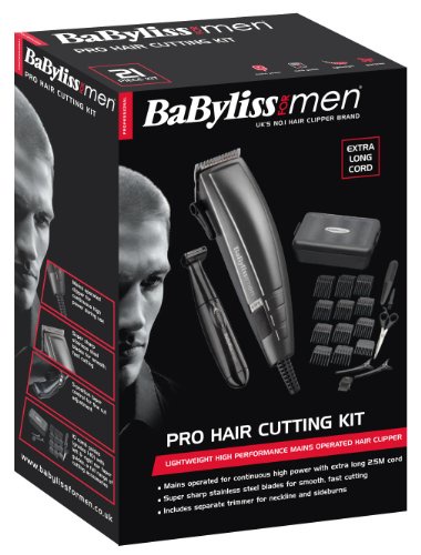 BaByliss for Men 7447BU Pro Hair Cutting Kit