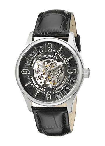 Stuhrling Original Men's 992.01 Legacy Analog Display Automatic Self Wind Black Watch
