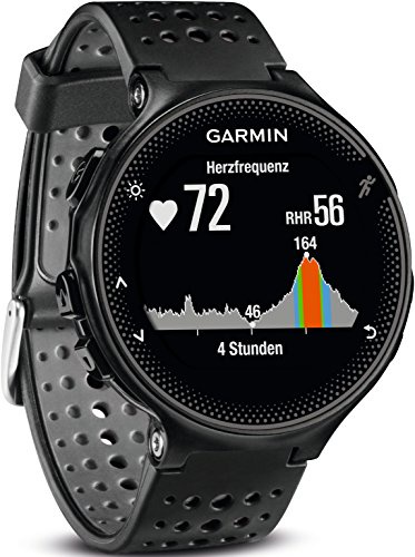 Garmin Forerunner 235 GPS Sportwatch con Sensore Cardio al Polso e Funzioni Smart, Nero/Grigio