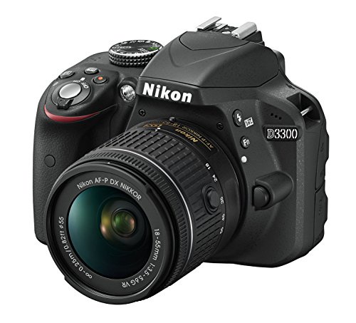 Nikon D3300 Digital SLR Camera (24.2 MP, AF-P 18-55VR Lens Kit, 3 inch LCD Screen) - Black