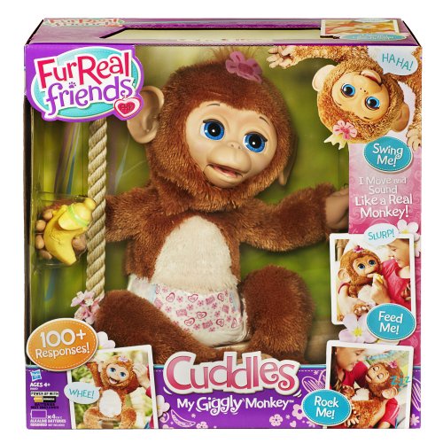 FurReal Friends Cuddles My Giggly Monkey Pet