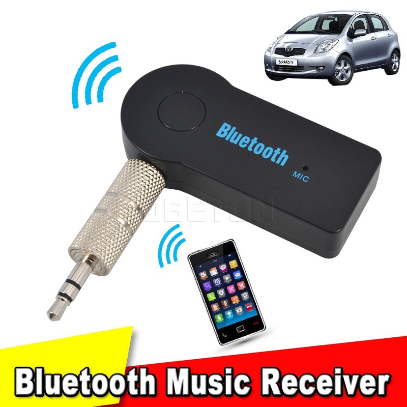 Universal 3.5mm Streaming Car A2DP Wireless Bluetooth AUX Stereo Audio Music Receiver Adapter Handsfree With Mic For Phone MP3