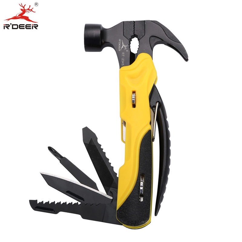 Multi Tool Outdoor Survival Knife 7 in 1 Pocket Multi Function Tools Set Mini Foldaway Plers Knife Screwdriver