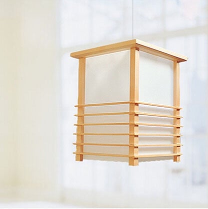 Japanese Pendant Lights Washitsu Tatami Decor Window Pane Shoji Lamp  Restaurant Living Room Hallway Japan Lighting and Lamp