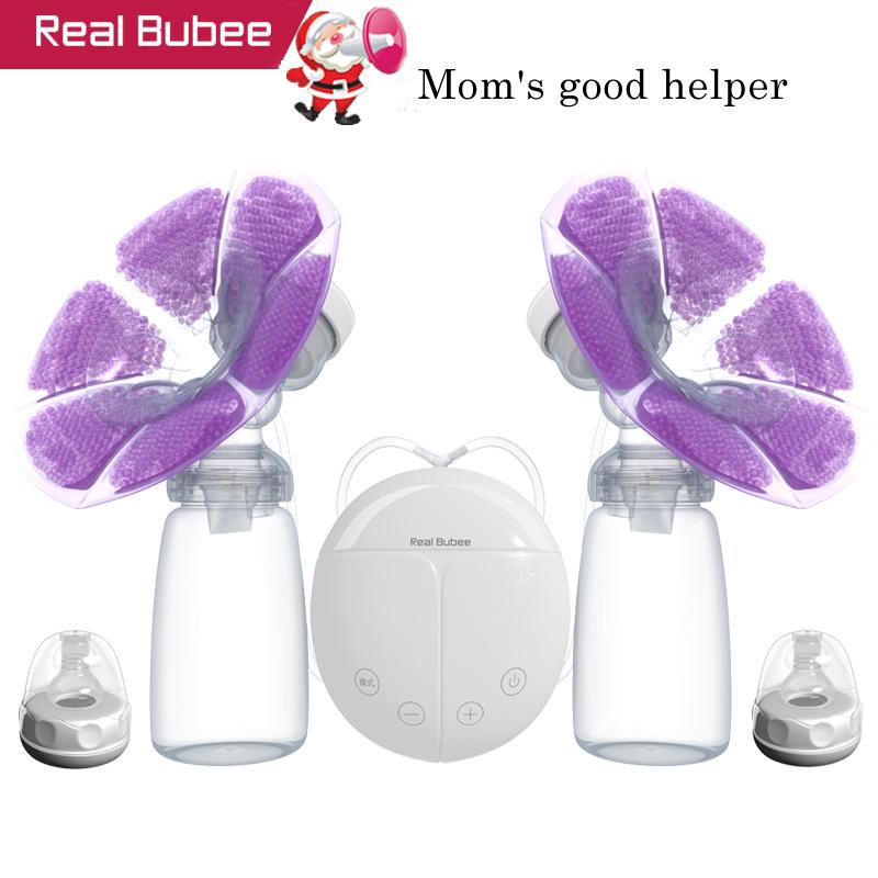 Cheap price 2015 Double Electric breast pumps Powerful Nipple Suction avent USB Electric Breast Pump with baby milk two bottle