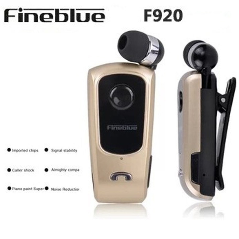 FineBlue F920 Wireless auriculares driver Bluetooth Headphone in-ear earphone Calls Remind Vibration Wear Clip Headset For phone