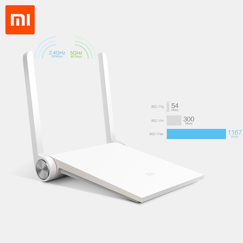 English Version Original Xiaomi Router Mi Wifi Router Dual-band 2.4GHz/5GHz 1167Mbps Wi-Fi 802.11ac Support iOS/Android APP