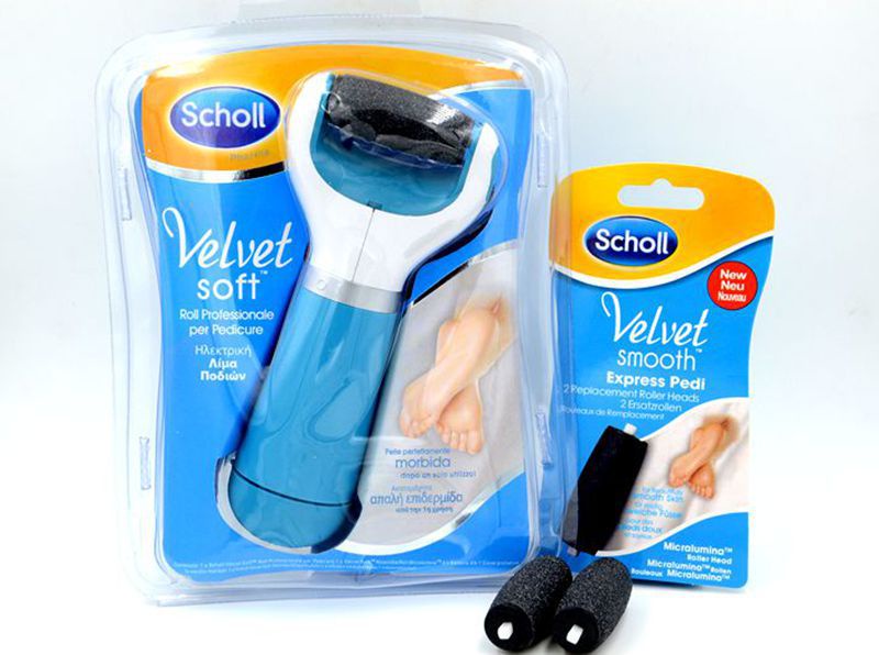 pedicure feet care BRAND NEW Scholl Set 2 Replacement Roller Heads Pedi Perfect Electronic Pedicure Foot Care File Buffer