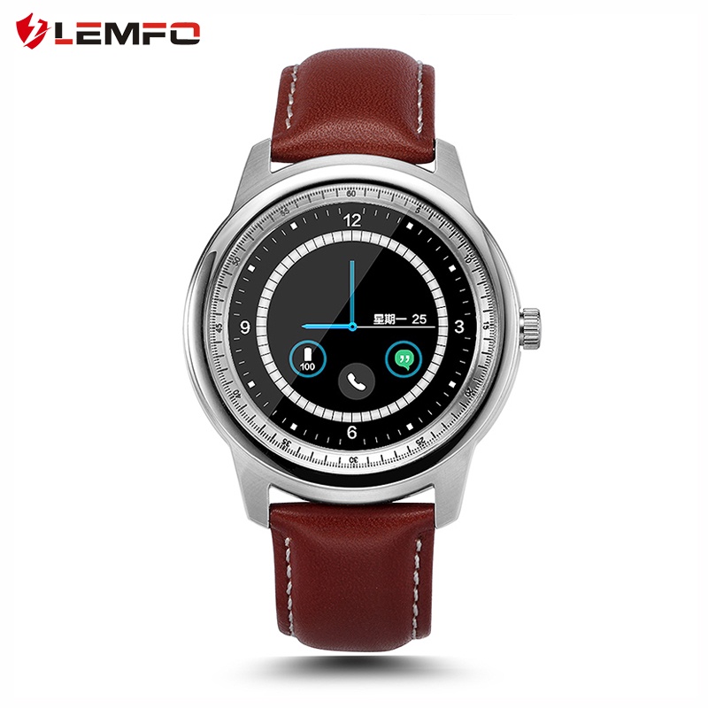 Best selling Lemfo LEM1 Smart Watch Full HD IPS Screen bluetooth SmartWatch Fitness Tracker App For iphone IOS Android phone