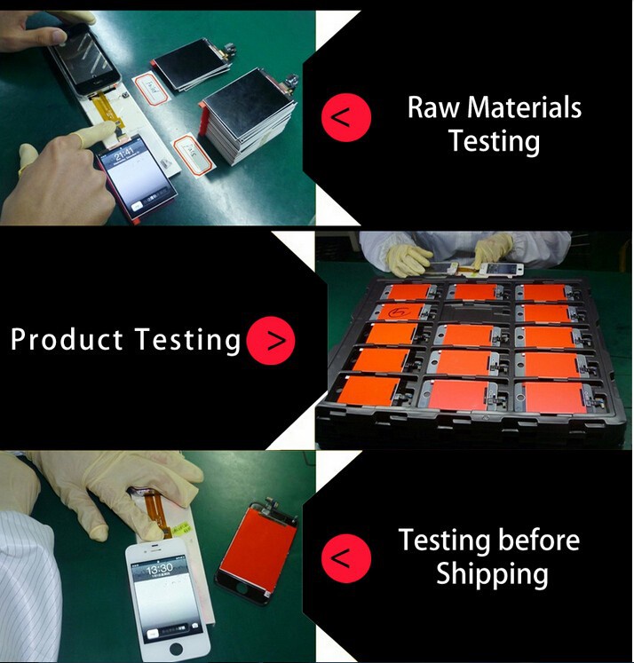 100% Guarantee White Color LCD Display For iPhone 5 5G LCD with touch screen Full Set Assembly
