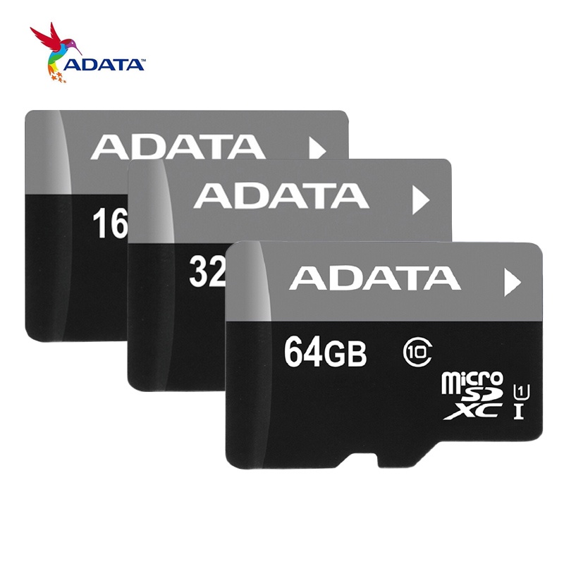 100% Original ADATA 16G 32GB 64G C10 Micro SD Card TF Premier SDHC SDXC UHS-I Class10 C10 Memory Card Trans Flash TF Card
