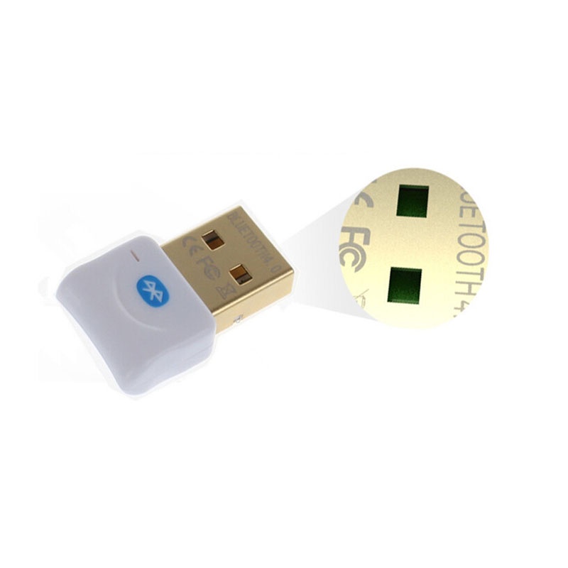Hot! Mini USB Bluetooth V4.0 Dual Mode Wireless Dongle Gold plated connector CSR 4.0 Adapter Audio Transmitter For Win7/8/XP 25