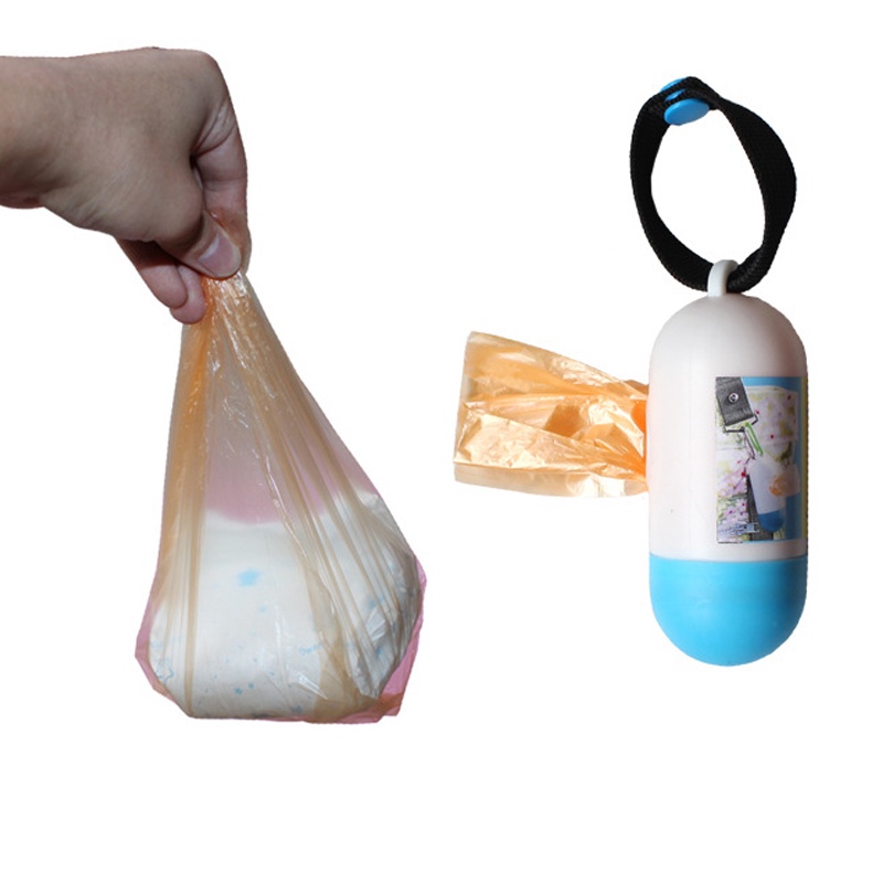 2015 New Cute Portable Rubbish Bags Baby Diapers Abandoned Bags Case