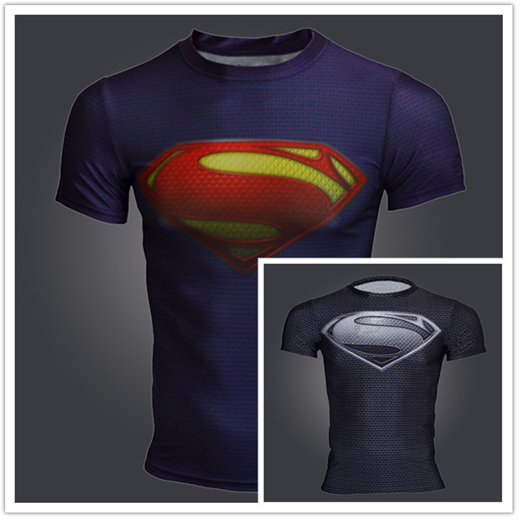 TOP sale Mens Boys Compression Armour Base Layer Short Sleeve Thermal Under Top Tee Shirt New Sports T shirt Fitness T-shirt
