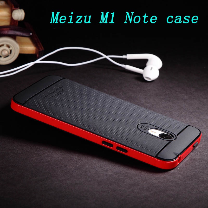 2015 New product Meizu m1 note case 5.5 inch High quality Ultra thin PC+TPU back cover for Meizu M1 note mobile phone