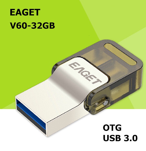 EAGET V60 USB 3.0 100% 32GB Smart Phone Tablet PC USB Flash Drives OTG external storage Micro USB3.0 32G pen drive memory stick