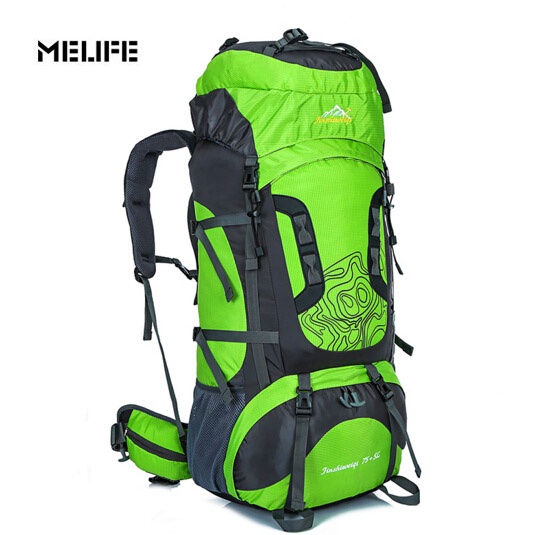 MELIFE 2016 new Waterproof outdoor Hiking backpack camping Mochila travel rucksack mountain climbing bag pack for women men 80L