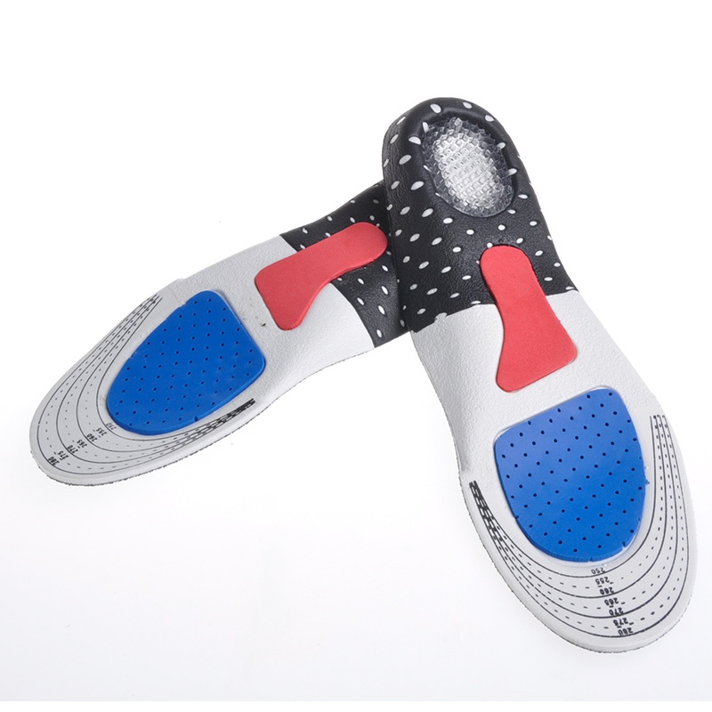 Free Size Unisex Orthotic Arch Support Sport Shoe Pad Sport Running Gel Insoles Insert Cushion for Men Women