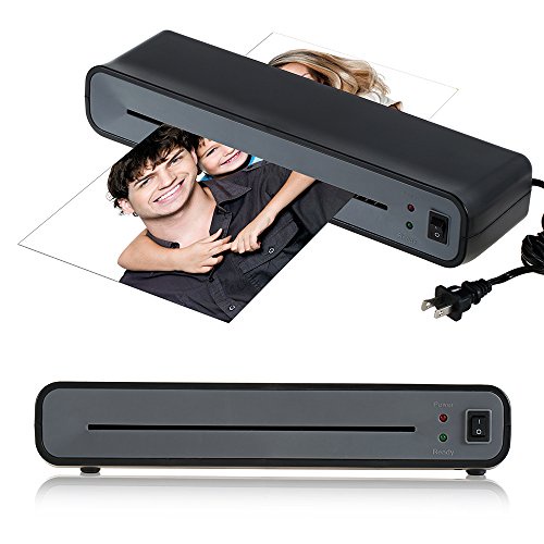 Thermal Laminator 2 Roller System 3-5 mil Laminating Pouch Document Photo Lamination High Laminating Speed Laminating Machine