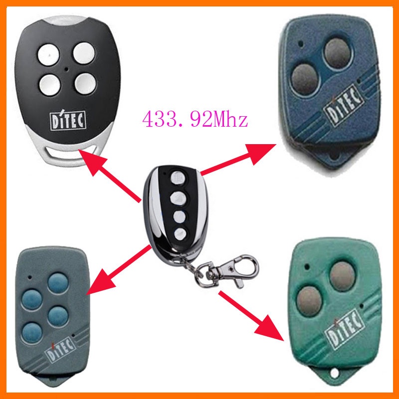 duplicator DITEC 433.92 rolling code remote control