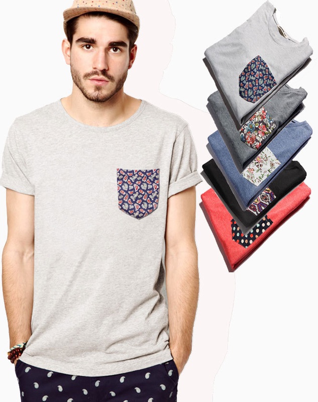 Bing Men's Fashion Summer Style T-Shirts Modern Fake Pocket Short Sleeve Hip Hop O-Neck Big Size 4XL Solid Quality Goods Fitness