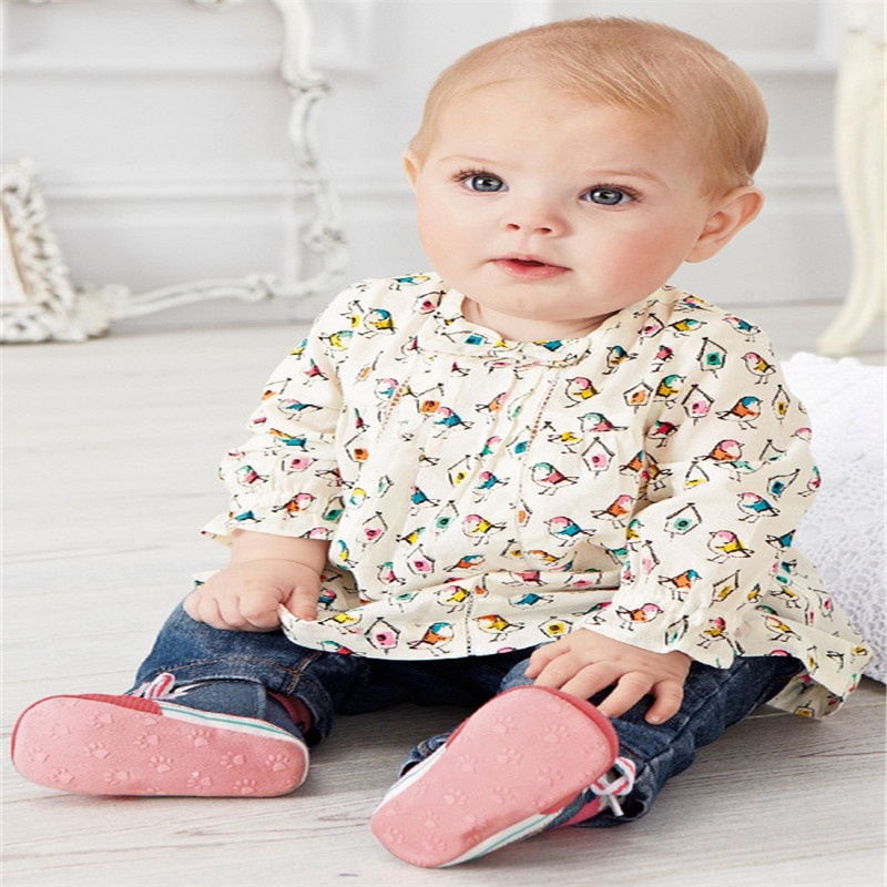 Children's girls baby clothes  modeling clothes 100% cotton casual long-sleeved T-shirt+Pants suit Tracksuit