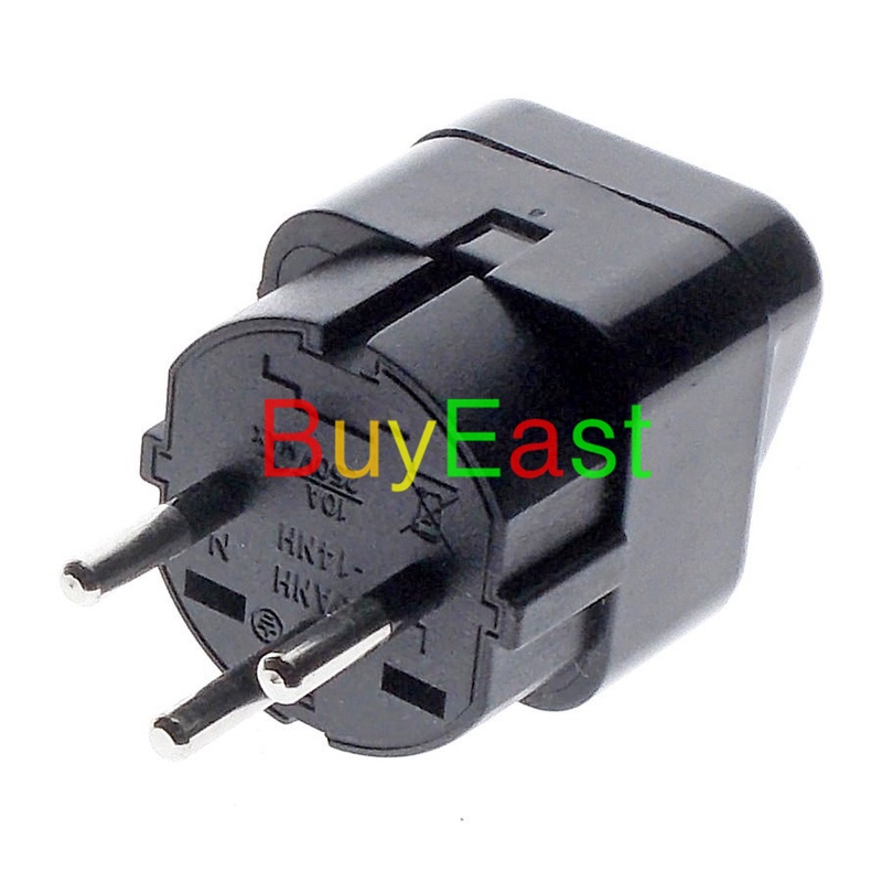 5 x ISRAEL Palestine Travel Plug Adapter Universal Outlet Israeli 3 Pin Grounded Plug Adaptor