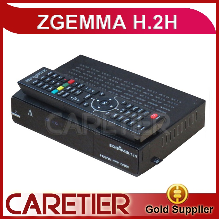 Newest Zgemma Star H.2H Satellite Receiver DVB-S2 Hybrid DVB-T2/C Set Top Box Linux Operating System 2000 DMIPS CPU PROCESSOR