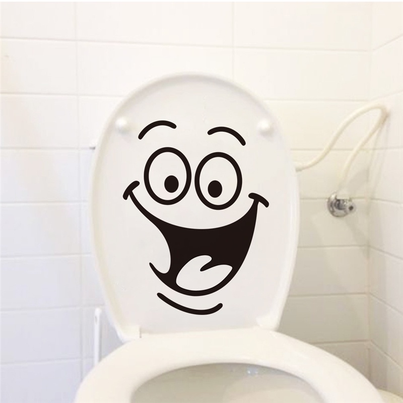 big mouth toilet stickers wall decorations 342. diy vinyl adesivos de paredes home decal mual art waterproof posters paper 7.0