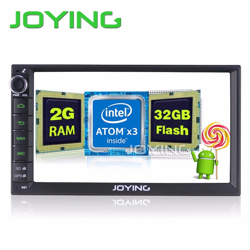 JOYING 2G+32G New Android 5.1 Quad Core Universal Car Audio Stereo GPS Navigation 2 Din 1024*600 HD Car Radio Multimedia Player