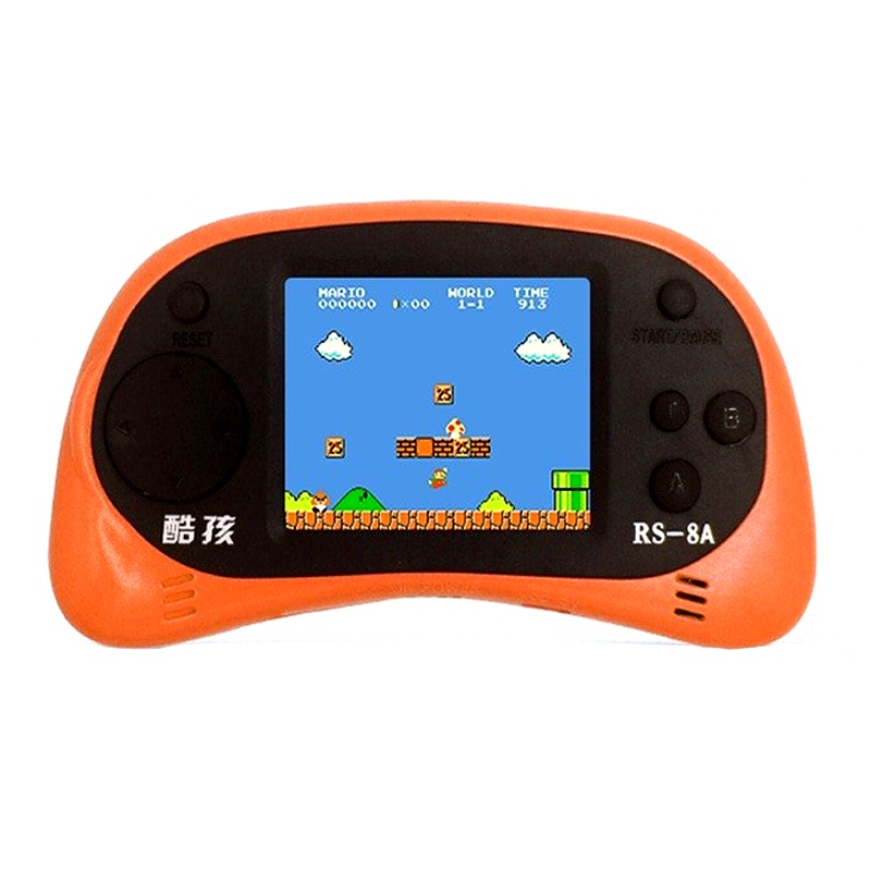 RS-8A Video Game Console 8 Bit 2.5 inch Handheld Game Player Built-in 260 Different Games Children's Game Color Tetris