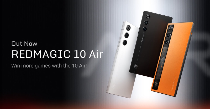 REDMAGIC 10 Air: Elite Gaming Phone with Snapdragon 8 Gen 3, 6,000mAh battery & 6.8” 120Hz Display - REDMAGIC (Global)