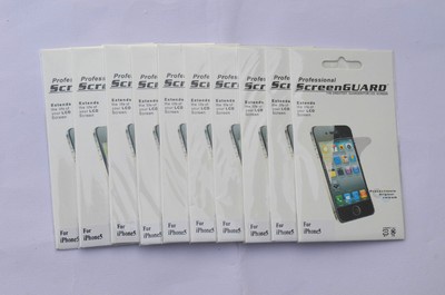 10x Transparent Anti-Scratch Front Screen Protector Guard for iPhone 5 5S 5C