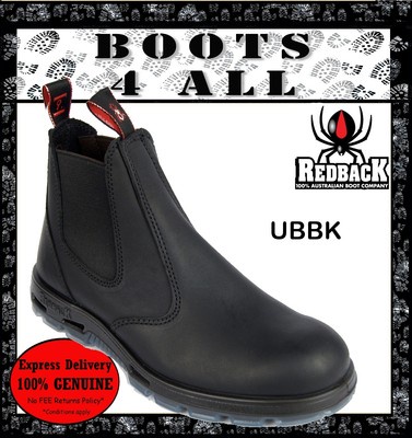 Redback Mens Work Boots UBBK (Easy Escape) Bobcat Black Soft-Toe  Brand New