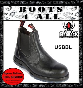 Redback Mens Work Boots USBBL Easy Escape Bobcat Black Steel-Toe Brand New