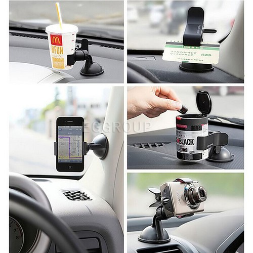 Universal Car Phone Holder Windshield Dashboard Mount Stand For Mobile Phone GPS