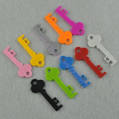 10 x Key For Earphone Earbud Wrap Cable Wire Cord Organizers Holders Winders