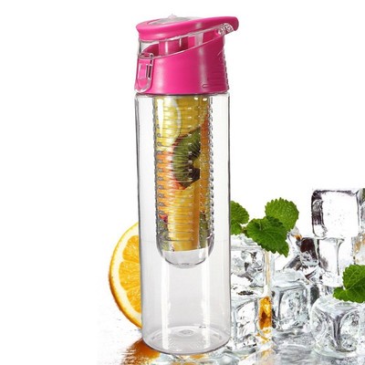 Laptone 800ML Fruit Infusion Infusing Infuser Water Bottle Sports Health Maker