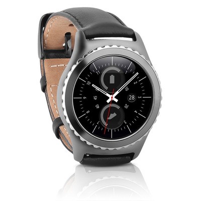 Samsung Gear S2 Classic Water Resistant Wi-Fi Bluetooth 1.2'' Leather SmartWatch