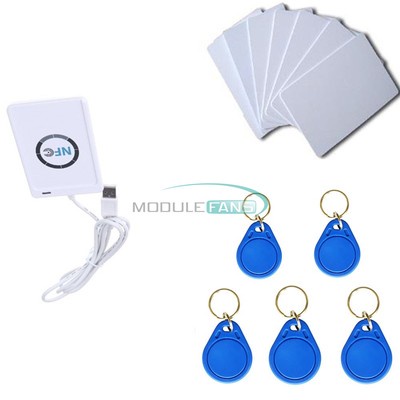 13.56Mhz ACR122u NFC Reader&Writer; RFID Copier Duplicator+5pcs UID Cards+Tags