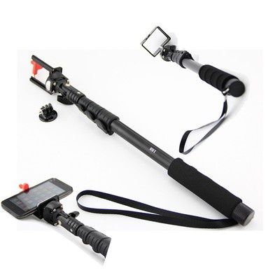Dual Function A Mode Monopod Stick With Adapter For Gopro 3+ 3 2 1 iPhone 5 5s