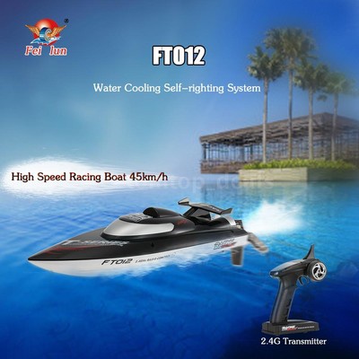 NEW Original Feilun FT012 2.4G Brushless 45km/h High Speed RC Racing Boat Q3X6