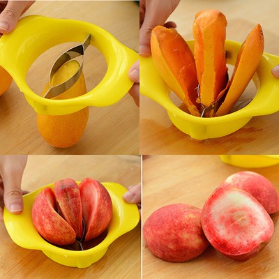 Mango Pitter Stoner Corer Cutter Fruit Chopper Splitter Slicer Kitchen Craft