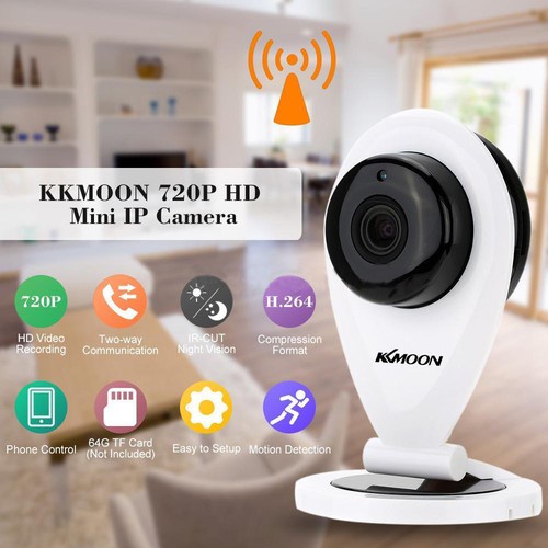 Mini HD Wifi Wireless IP Camera Security Network IR Night Vision Webcam White#
