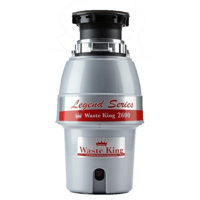 Waste King L-2600 Garbage Disposal Legend Series 1/2 Horsepower Continuous-Feed